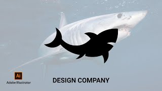 Logo design tutorial | How to make fish logo in adobe illustrator CC -Fish logo process