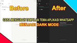 Cara Mengaktifkan Mode Gelap Whatsapp Mode in PC or Laptop By Robby Official screenshot 3