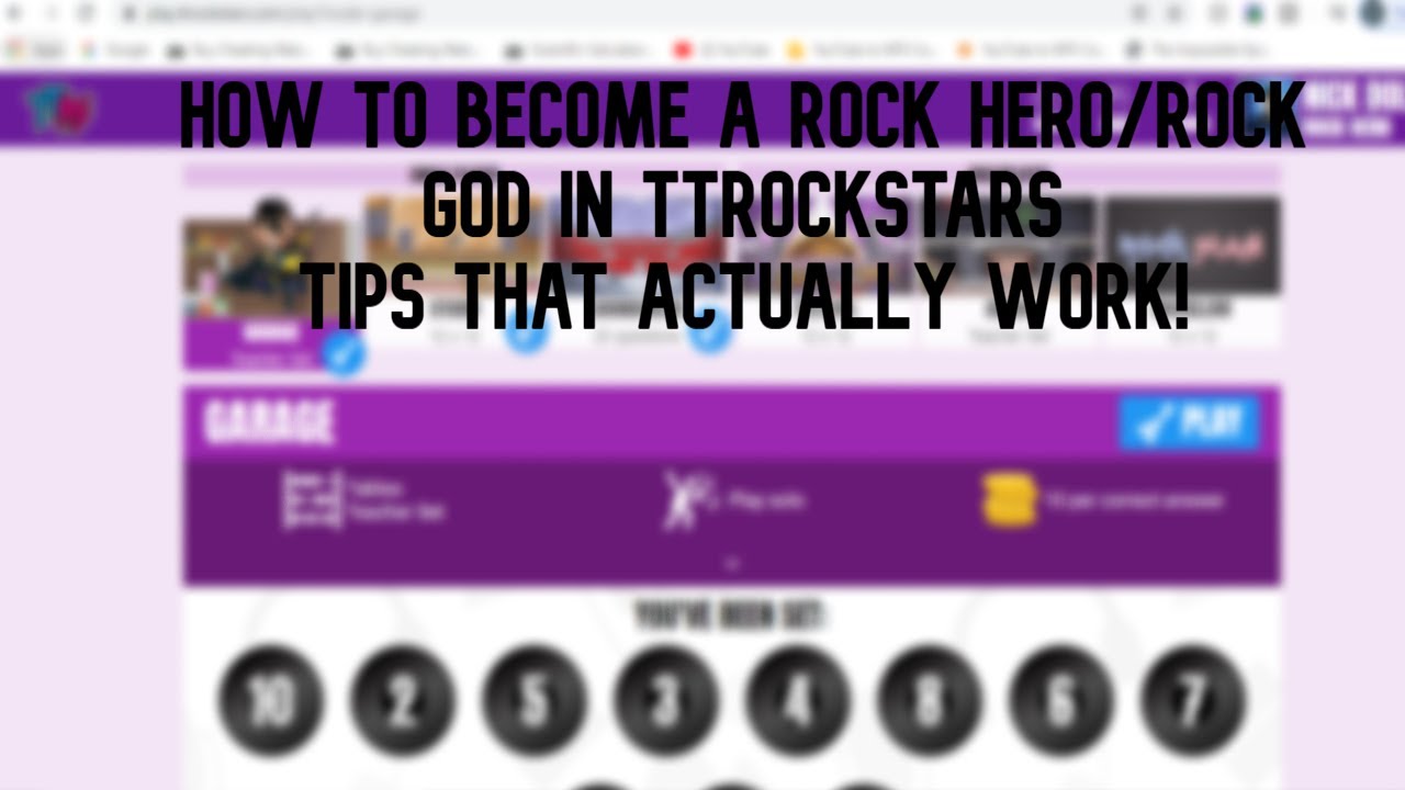 How To Become A Rock Hero Rock God On Ttrockstars Tips 2 Youtube