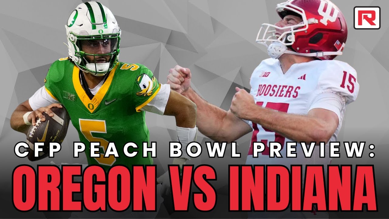 Indiana Hoosiers vs Oregon Ducks | Peach Bowl CFP Preview - YouTube