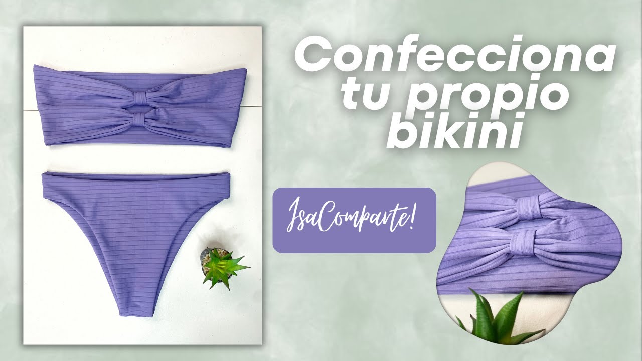 DIY CONFECCIÓN DE BIKINI-TENDENCIA 2024.! #bikini #costura #verano2024 #isacomparte