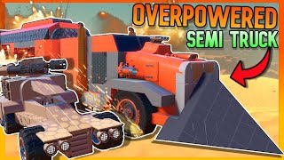 2v1 Offroad Cars VS OVERPOWERED SEMITRUCK!?