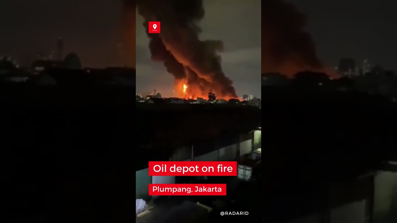 Massive fire at Pertamina oil depot in Plumpang, Jakarta