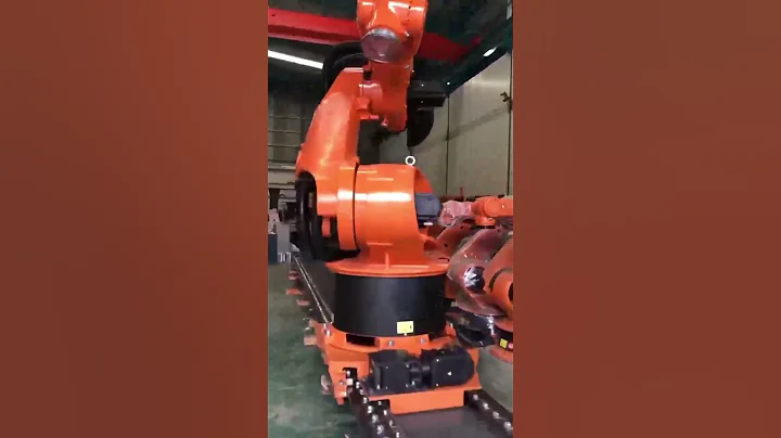 kuka robot guide rails#kuka#robótica #automation #robotics #slider #track