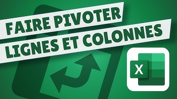 Comment faire PIVOTER les lignes et les colonnes dans EXCEL (=TRANSPOSER)