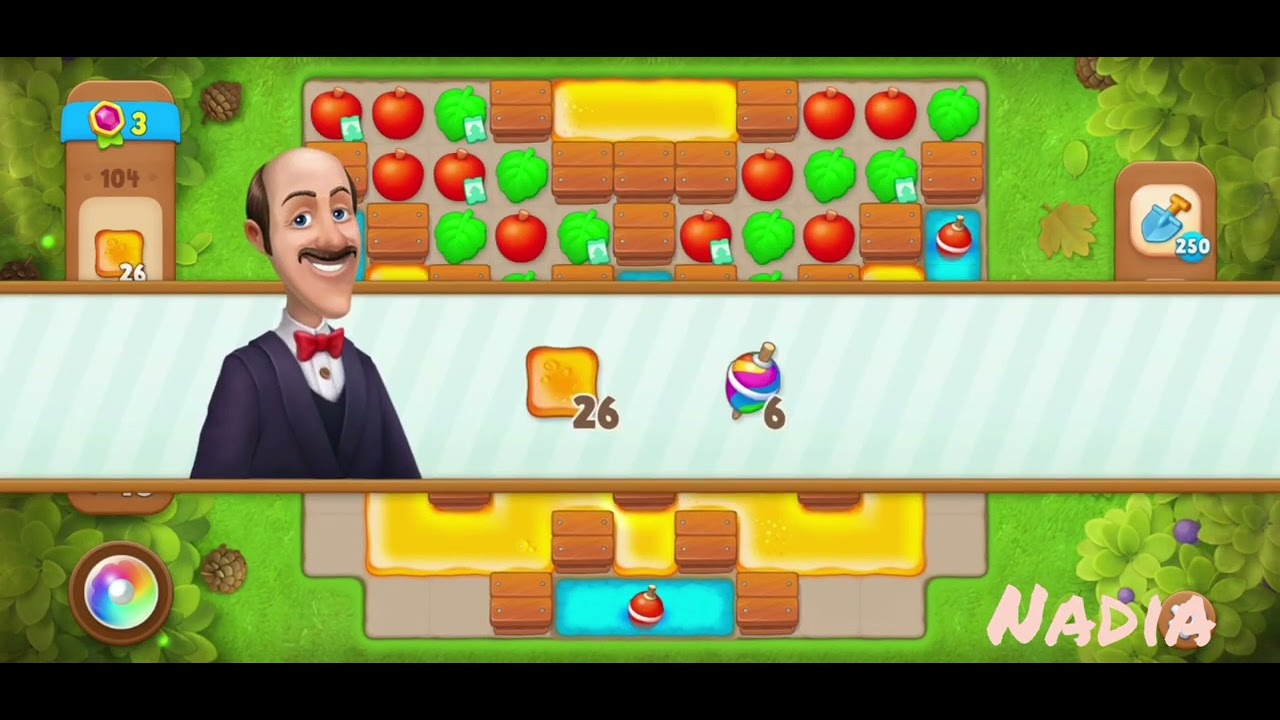 Gardenscapes 11206🥀. Golden Cups. Stage 101110 YouTube