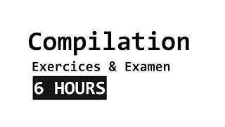 compilation cours complet   exercice & examen   Transformation, minimisation, Grammaire   SMI S5