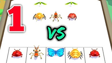 Merge Master : Insect Fusion Level 1 to Level 10 Gameplay Walkthrough