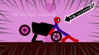10 Min Best falls | Stickman Dismounting funny and epic moments | Like a boss compilation #2