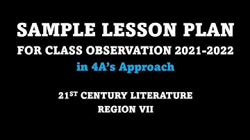 Sample Lesson Plan for SY 2021-2022 | Aligned with CO Indicators