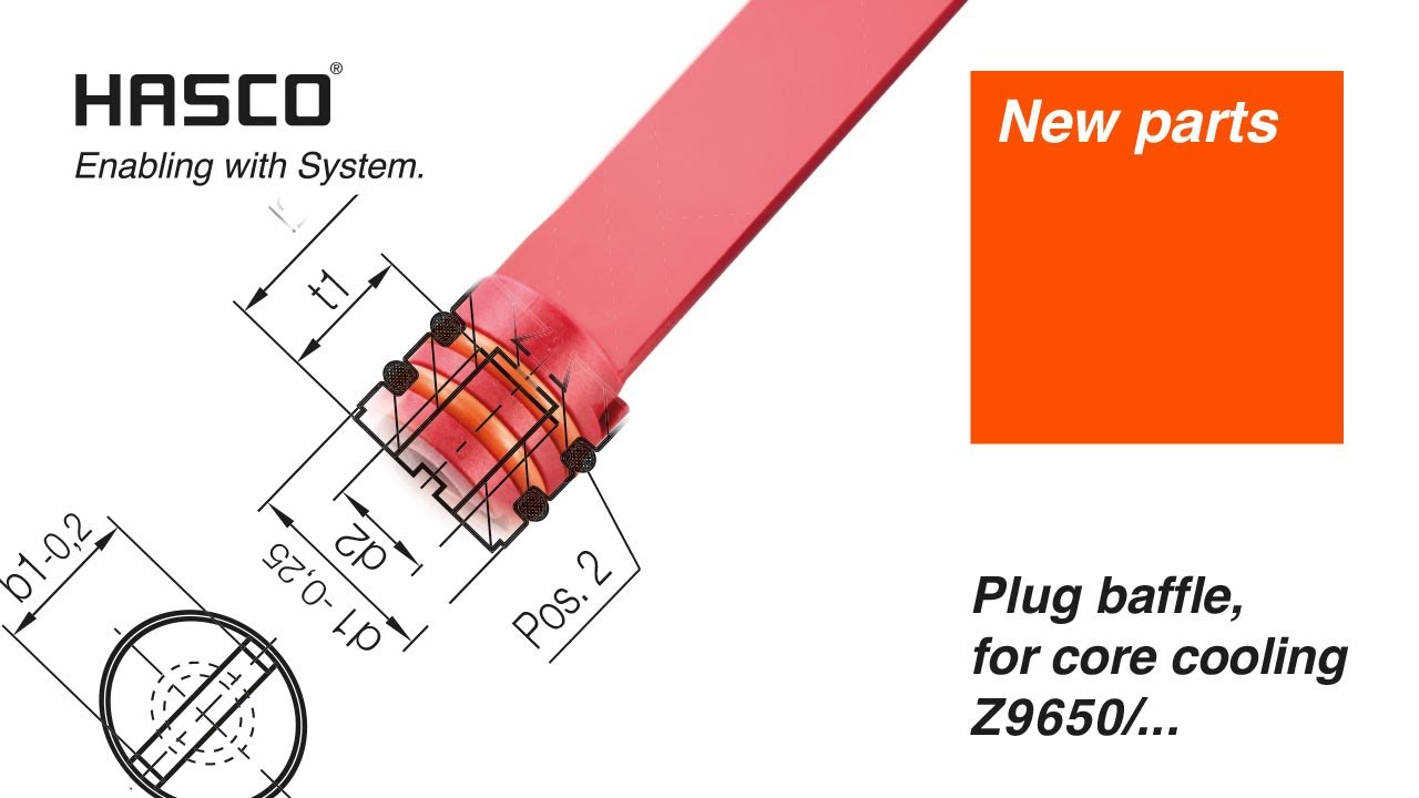 Plug baffle, for core cooling Z9650/...