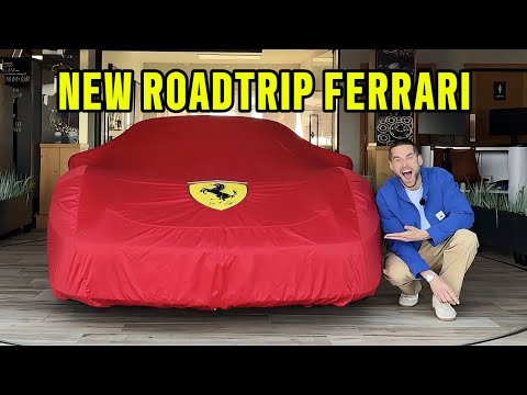 IT'S HERE! REVEALING MY NEW TOUR FERRARI & ROADTRIP