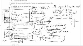 CPSC 320 Worked Example, Asymptotic Analysis: Analysing the Second Loop