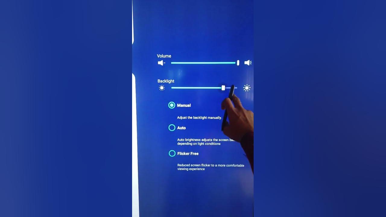 How to set volume brightness of a smart board view sonic sb 