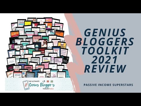 Genius Bloggers Toolkit 2021 Review - Watch me as I review the products inside