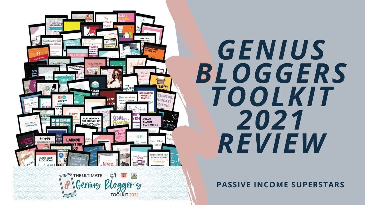 Genius Bloggers Toolkit 2021 Review - Watch me as I review the products inside