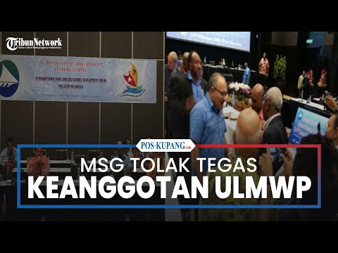 MSG Tolak Tegas Keanggotaan ULMWP Setelah Benny Wenda Berbicara Papua, Begini Penyebabnya