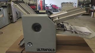 Baumfolder Model 714 Ultra Fold XE Paper Folder Machine.