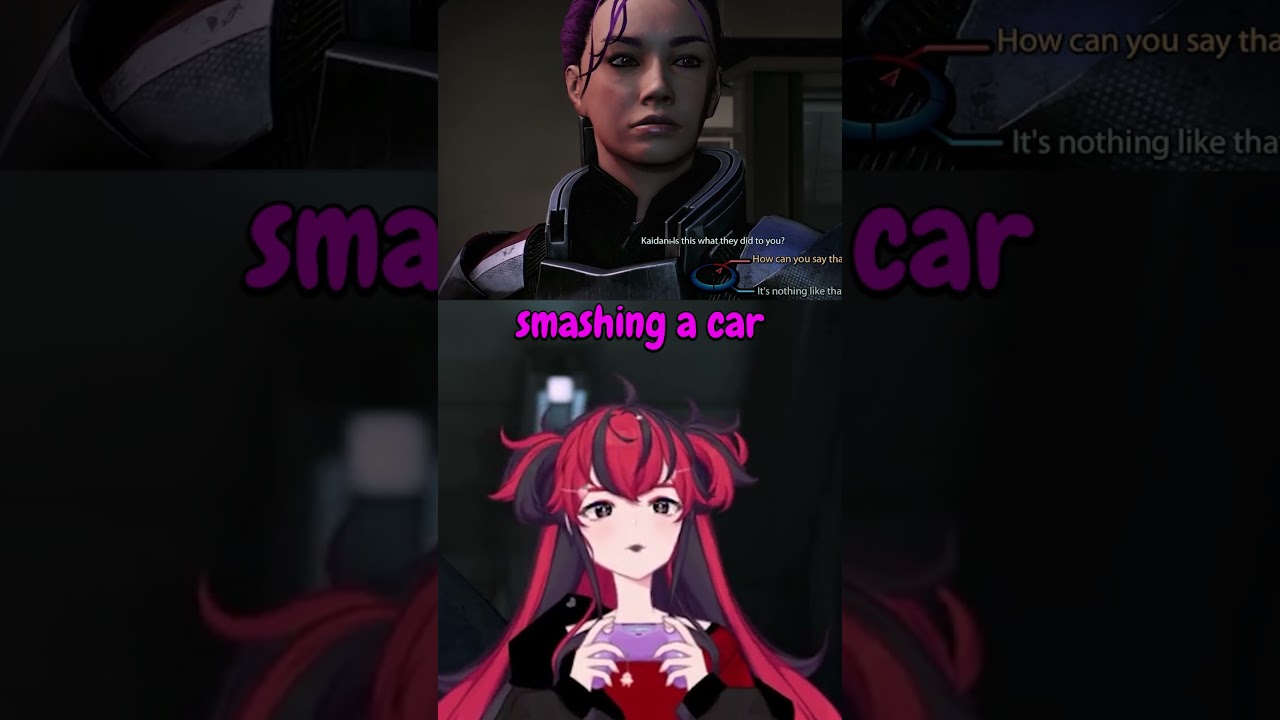 kaiden is a POOPOO HEAD 😡 #vtuber #masseffect #masseffectlegendaryedition #vtuberclips