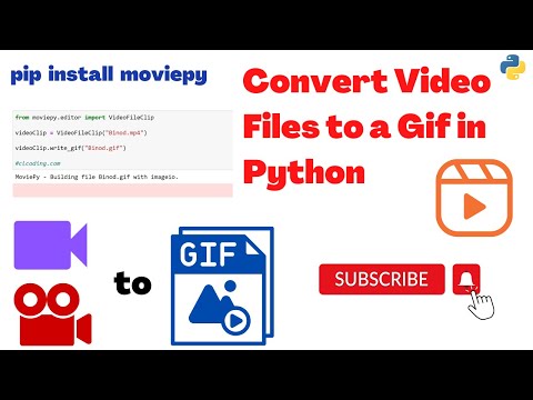 Day 75 : Convert Video Files to a Gif in Python