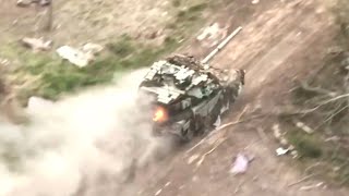 The T-90M "Breakthrough" tank withstood the attack of 3 Ukrainian drones