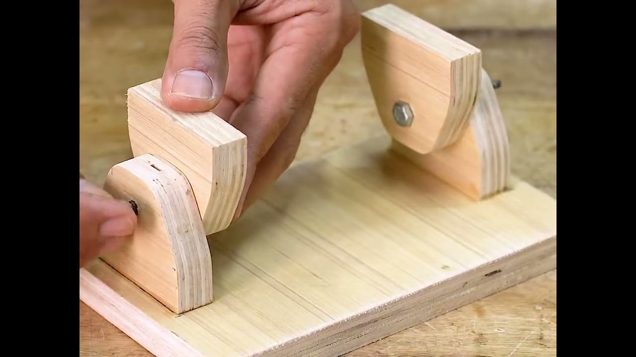 Woodworking wizards reveal secret hack DIY dishes sander and drill bits sander.