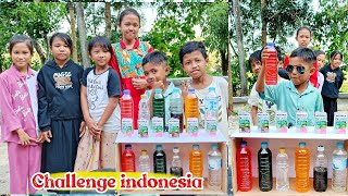 challenge indonesia, KESERUAN Tantangan mencocokkan botol warna, yang benar mendapatkan hadiah