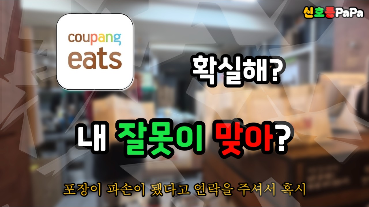 내 잘못이 확실한 거 맞니? 