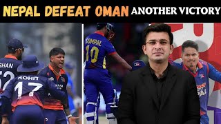 NEPAL CREATES HISTORY! 🇳🇵 Defeats Oman by 10 Runs in Epic Last-Over Finish!
