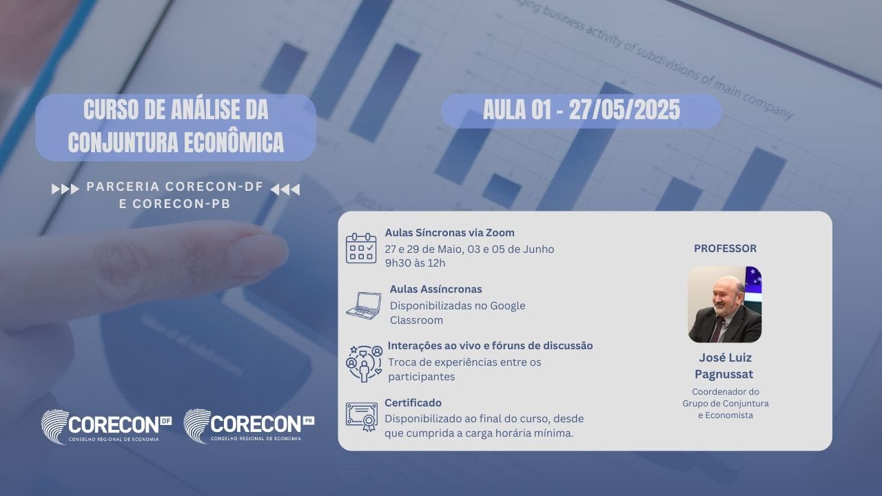 Aula 01 - Curso de Análise da Conjuntura Econômica - Parceria Corecon-DF e Corecon-PB