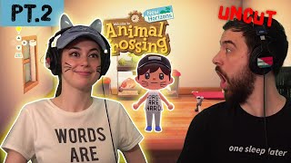 Katelyn BECAME our character! 😱 (Animal Crossing pt.2 uncut)
