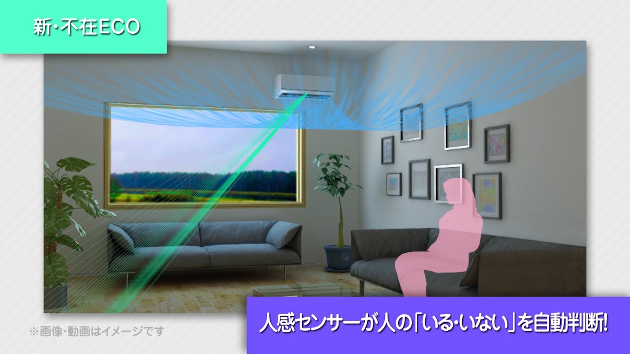 エアコン 2015-2014年モデル 動画で機能紹介 人感センサー / 「新