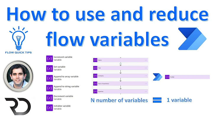 Power Automate flow variables - How to use them