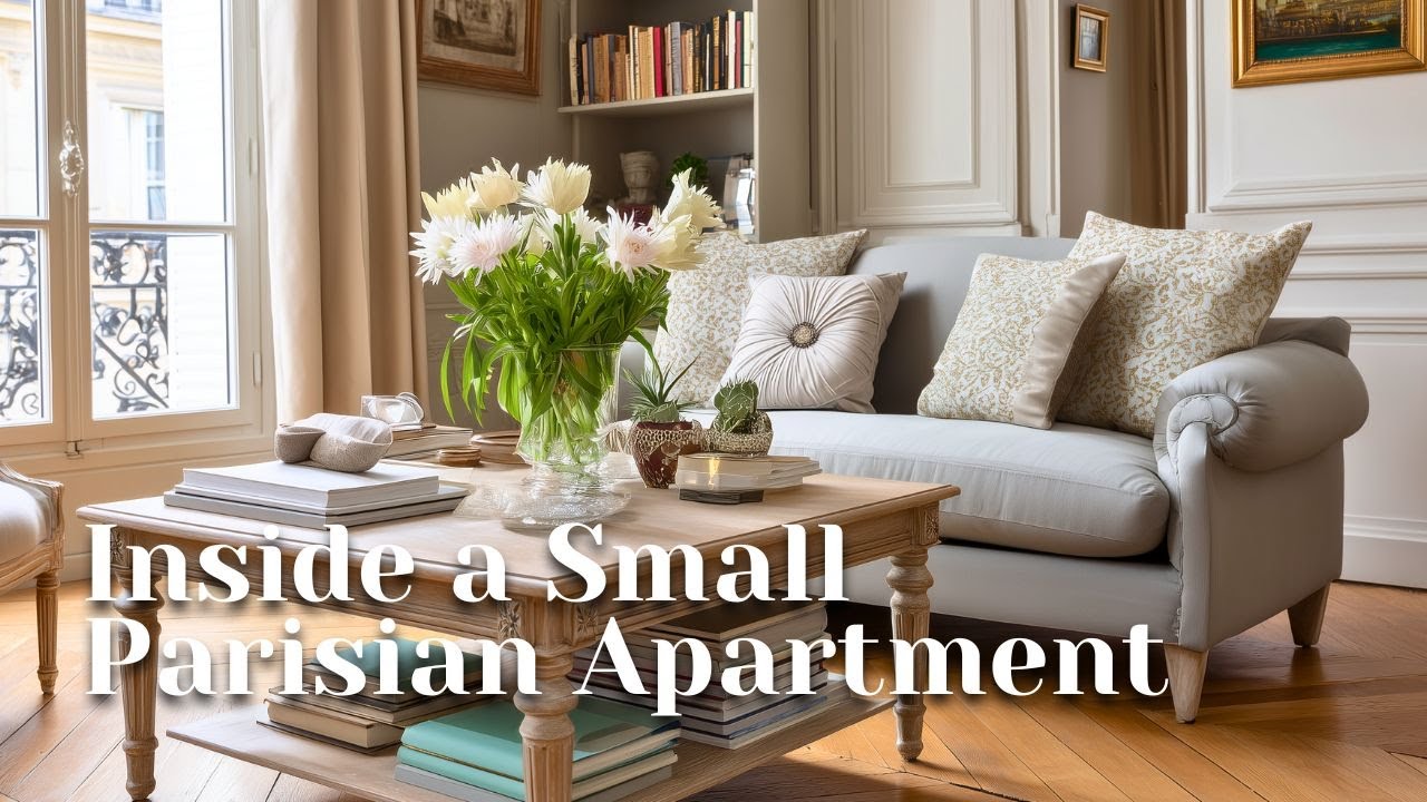 Inside a Small Parisian Apartment | Timeless French Decor for Classic Living Spaces