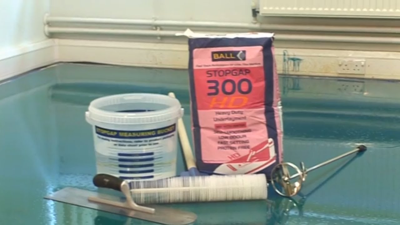 How to mix and apply Stopgap 300 HD HeavyDuty Floor Smoothing