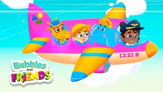 Learn Cars, Trains, Planes and Boats | Bubbles & Friends Full Episode & Song For Kids
