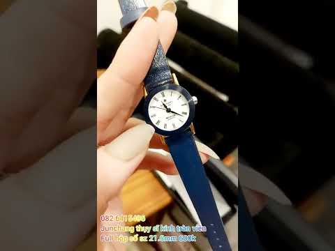 Video Đồng hồ Junchang Thụy sĩ kính tràn viền Full hộp sổ... - youtube