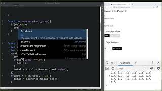 55 Modern JavaScript 60 020 16 Begin Game Play Conditions part 2 Profile
