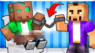 Pasé 24 HORAS ENCADENADO a mi Amigo en Minecraft!