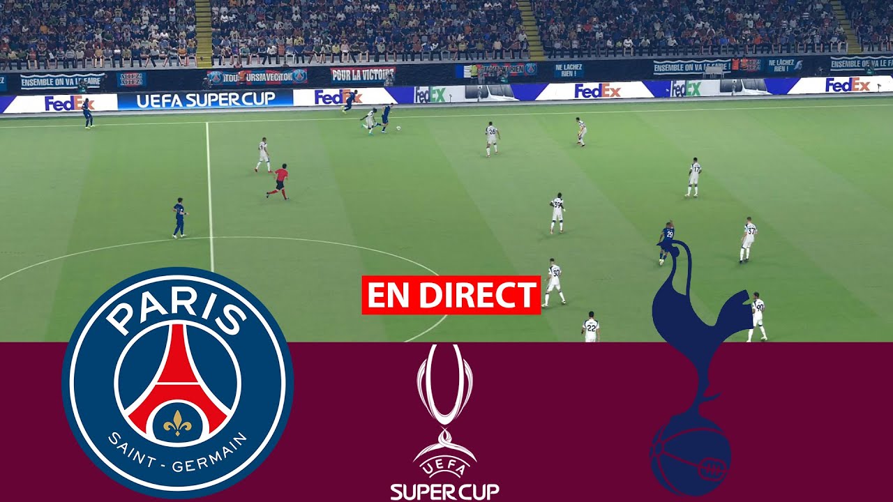 [EN DIRECT] PSG vs Tottenham Hotspur. Finale Super Coupe de l'UEFA 2025 - Simulation de jeu vidéo
