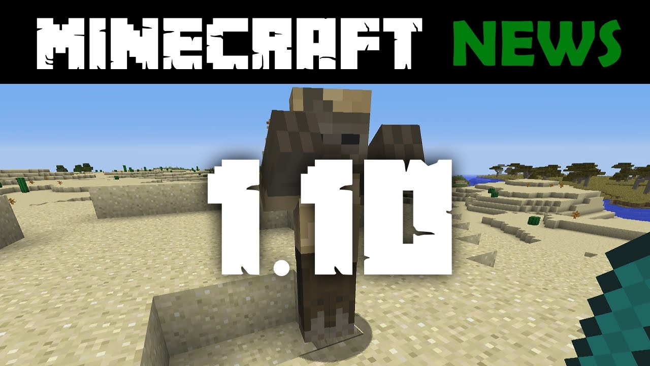 What S New In Minecraft 1 10 Youtube