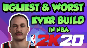 NBA 2K20 WORLDS UGLIEST AND WORST BUILD IN 2K HISTORY!! ( MUST SEE)