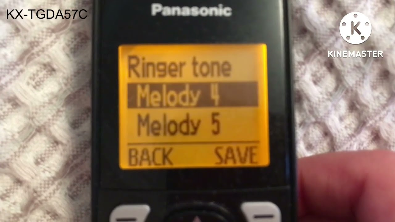 3 Panasonic Landline Phones - All Ringtones