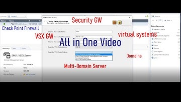 Check Point Firewall Virtual System Extension(VSX), Multi Domain Server(MDS), VS and clusters setup!