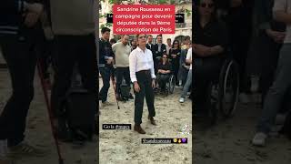 Sandrine Rousseau en campagne pour devenir députée dans la 9ème circonscription de Paris
