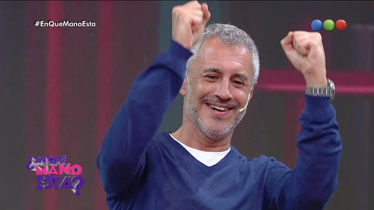 Sergio Dalma se animó al Tatebol y a un dúo con John - ¿En qué mano está?