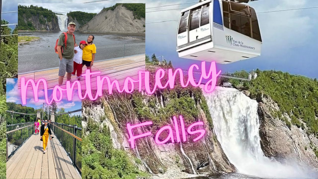 Summer Look at Montmorency Falls | Cable Car Ride and Suspension Bridge | Quebec City.