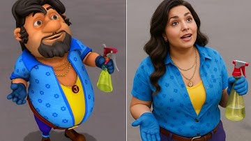 Motu Patlu ki new version moti Patli ki real life 😲