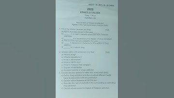 AECC -3|| Ethics & values || 3rd sem || compulsory course #aecc #ethicsandvalues #compulsoryenglish