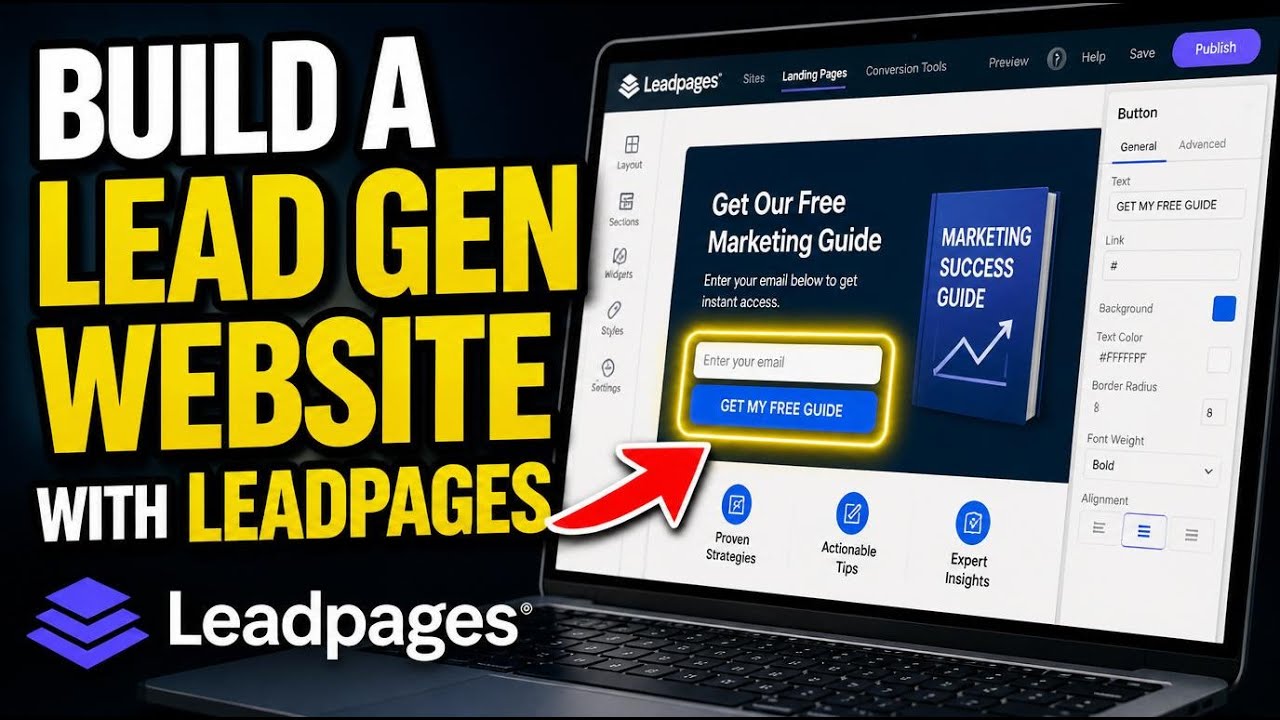 How to Build a Lead Generation Website with Leadpages - Quick Tutorial ...